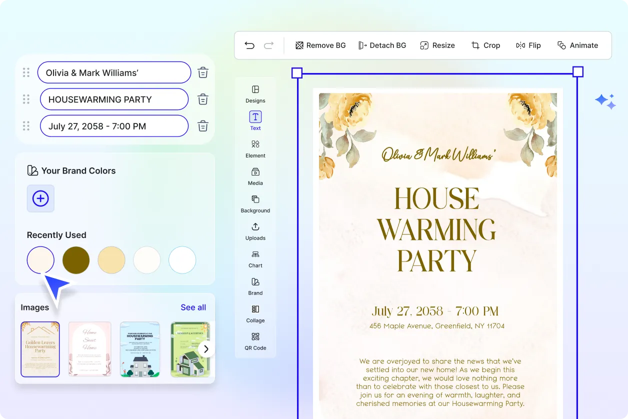 Free AI Housewarming Invitation Generator, Online Invitation Maker Tool